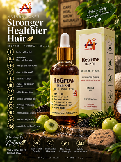 ReGrow Hair Oil - 100% Organic