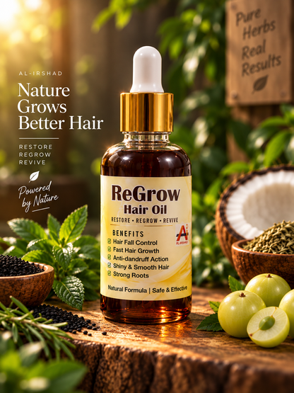 ReGrow Hair Oil - 100% Organic